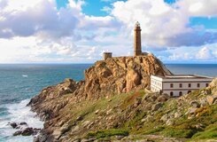 Cabo Vilan lighthouse en Portugal